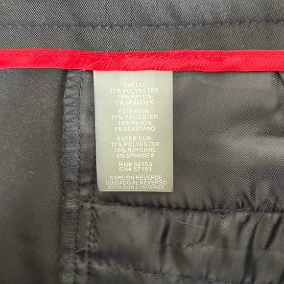 Tommy Hilfiger Size 2 Princeton Slim Ankle Pants Black NEW NWT - Picture 5 of 12